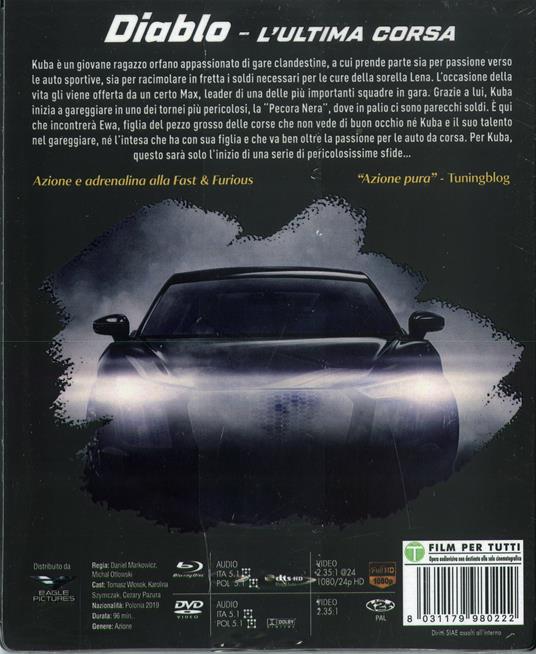 Diablo. L'ultima corsa (DVD + Blu-ray) di Daniel Markowicz,Michal Otlowski - DVD + Blu-ray - 2