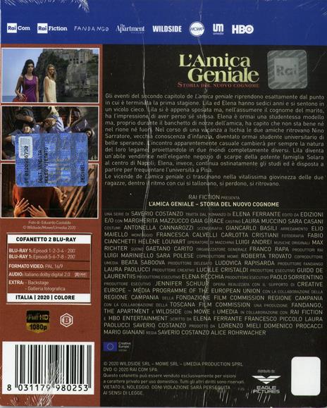L' amica geniale. Stagione 2. Serie TV ita (2 Blu-ray) di Saverio Costanzo,Alice Rohrwacher - Blu-ray - 2