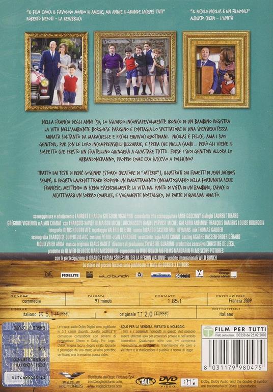 Il piccolo Nicolas e i suoi genitori (DVD) di Laurent Tirard - DVD - 2