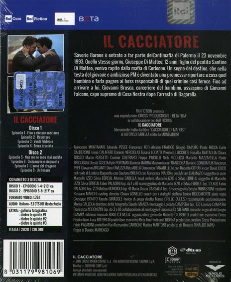 cacciatore. Stagione 2. Serie TV ita (2 Blu-ray) di Stefano Lodovichi,Davide Marengo - Blu-ray - 2
