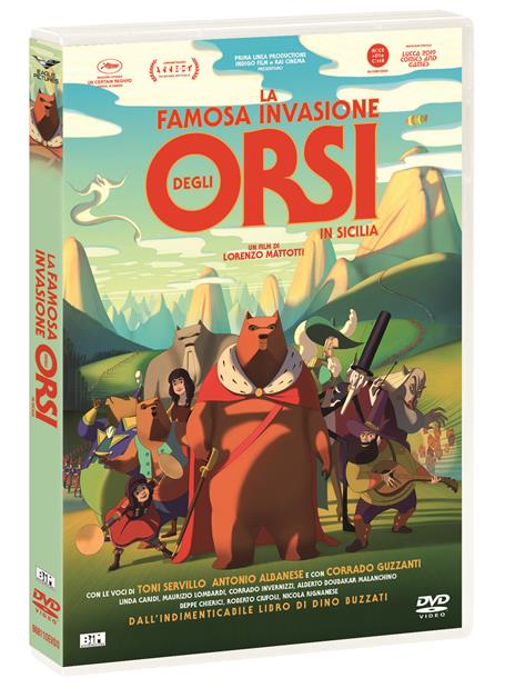 La famosa invasione degli orsi in Sicilia. Con gioco degli orsi (DVD) di Lorenzo Mattotti - DVD