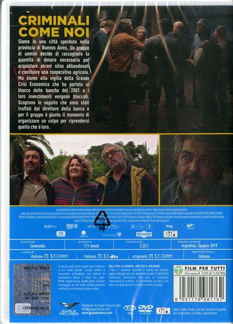 Criminali come noi (DVD) di Sebastián Borensztein - DVD - 2