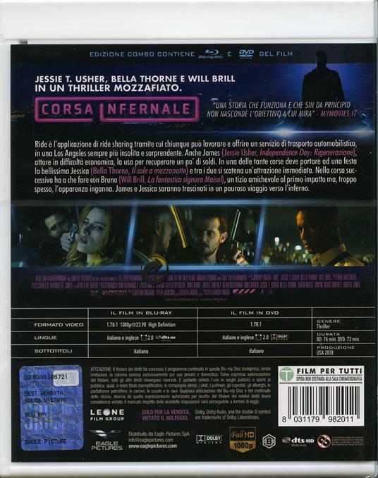 Corsa infernale (DVD + Blu-ray) di Jeremy Ungar - DVD + Blu-ray - 2