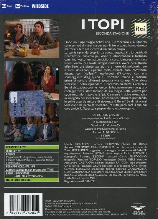I topi. Seconda stagione (DVD) di Antonio Albanese - DVD - 2