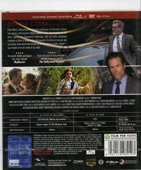 Doppia colpa (DVD + Blu-ray con calendario 2021) di Simon Kaijser - DVD + Blu-ray - 2
