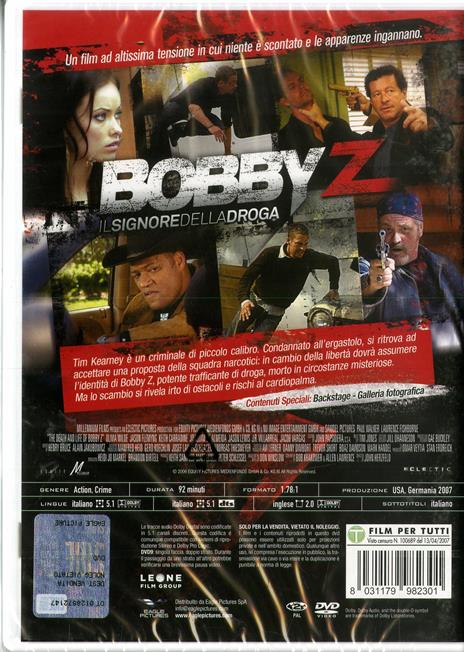 Bobby Z. Il signore della droga (DVD con calendario 2021) di John Herzfeld - DVD - 2