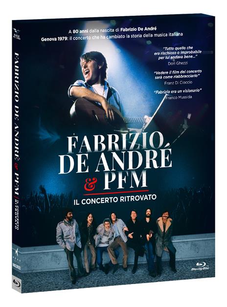 Fabrizio De Andrè & PFM. Il concerto ritrovato (Blu-ray) di Walter Veltroni - Blu-ray