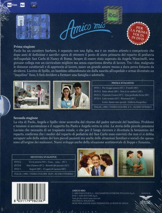Amico mio. Stagioni 1-2. Serie TV ita (7 DVD) di Paolo Poeti - DVD - 2