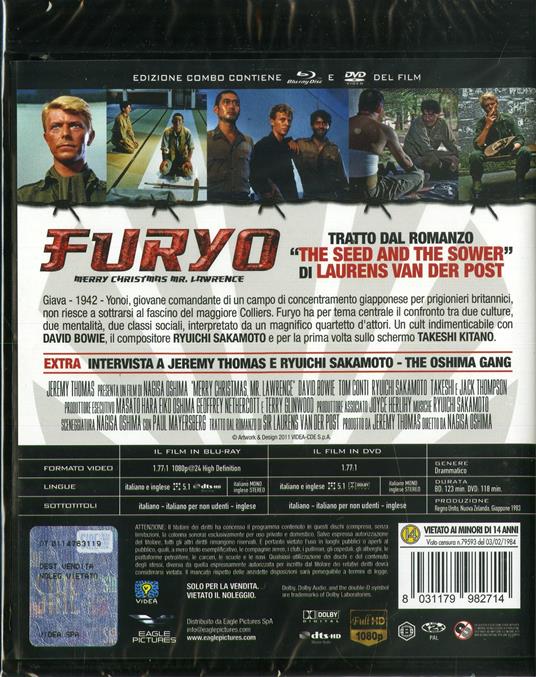 Furyo. Con calendario 2021 (DVD + Blu-ray) di Nagisa Ôshima - DVD + Blu-ray - 2