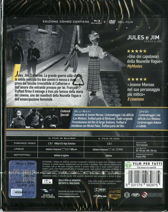 Jules e Jim. Con calendario 2021 (DVD + Blu-ray) di François Truffaut - DVD + Blu-ray - 2