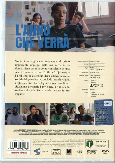 L' anno che verrà (DVD) di Mehdi Idir,Grand Corps Malade - DVD - 2