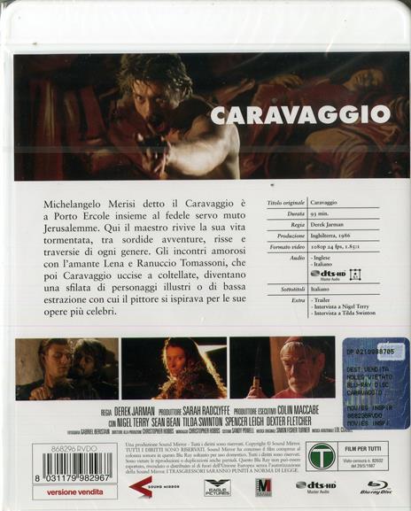 Caravaggio (Blu-ray) di Derek Jarman - Blu-ray - 2