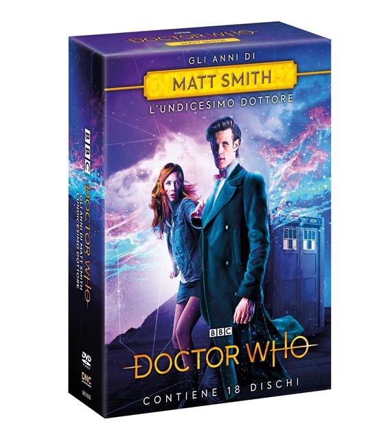 Cofanetto Doctor Who. Gli anni di Matt Smith. Stagioni 5-6-7 + Speciale 50 anni. Serie TV ita (18 DVD) di Adam Smith,Andrew Gunn,Jonny Campbell - DVD