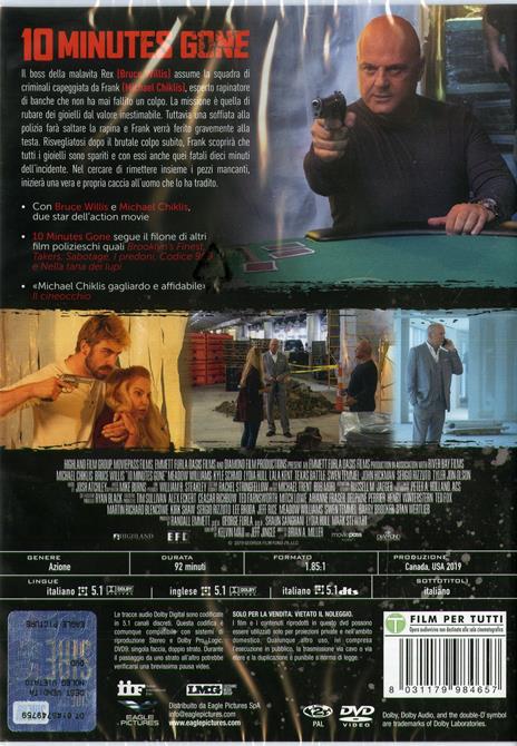 10 Minutes Gone. 10 minuti per morire (DVD) di Brian A. Miller - DVD - 2