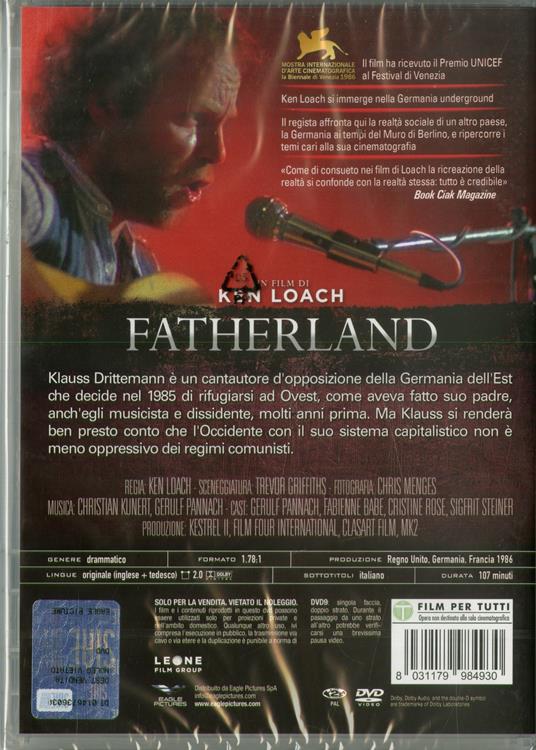 Fatherland (DVD) di Ken Loach - DVD - 2