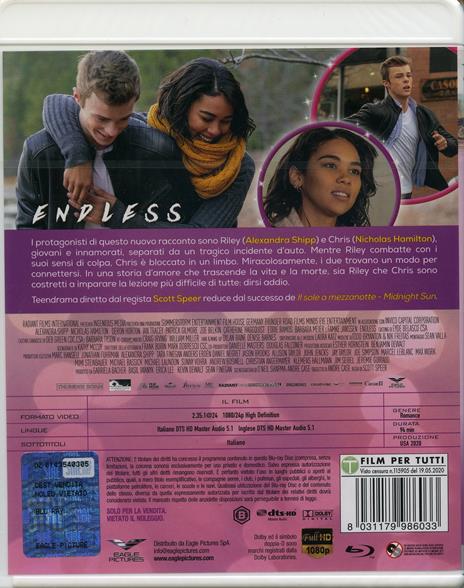 Endless (Blu-ray) di Scott Speer - Blu-ray - 2
