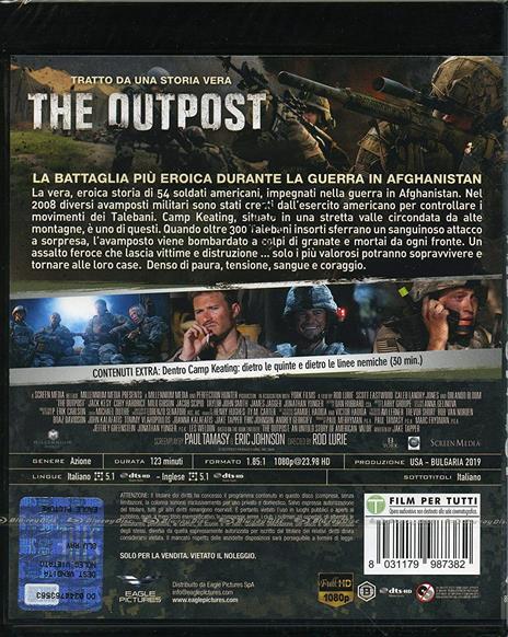 The Outpost (Blu-ray) di Rod Lurie - Blu-ray - 2