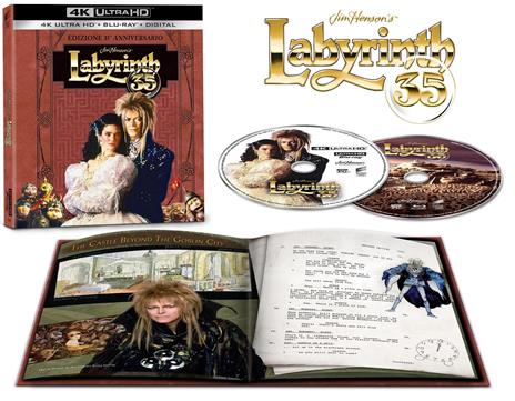 Labyrinth. Dove tutto è possibile (Anniversary Edition Blu-ray + Blu-ray Ultra HD 4K) di Jim Henson - Blu-ray + Blu-ray Ultra HD 4K - 3