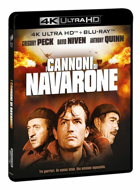 I cannoni di Navarone (Blu-ray + Blu-ray Ultra HD 4K) di J. Lee Thompson - Blu-ray + Blu-ray Ultra HD 4K