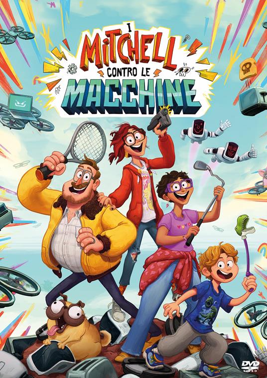 I Mitchell contro le macchine (DVD) di Michael Rianda,Jeff Rowe - DVD - 2