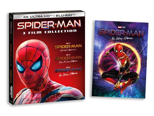 Spider-Man Home Collection 1-3 (3 Blu-ray + 3 Blu-ray Ultra HD 4K Slipcase + Card) di Sam Raimi - 2