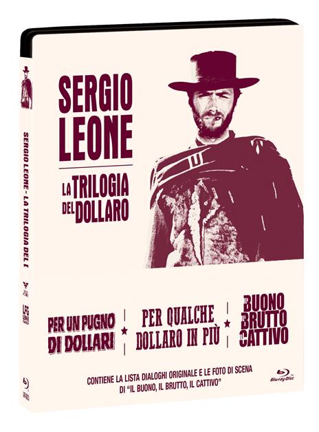 Cofanetto Sergio Leone. La trilogia del dollaro. Steelbook (3 Blu-ray) di Sergio Leone