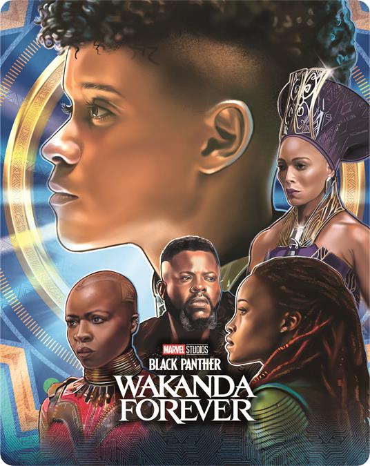 Black Panther. Wakanda Forever. Steelbook (Blu-ray + Blu-ray Ultra HD 4K + poster) di Ryan Coogler - Blu-ray + Blu-ray Ultra HD 4K - 3