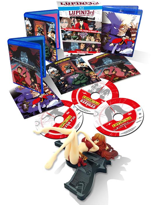 Lupin III. TV Movie Collection 1995-1997 (3 Blu-ray + 3 Booklet + Action Figure Fujiko)  di Moneky Punch - 2