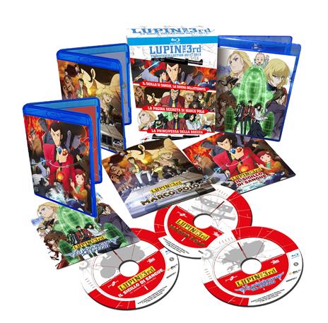 Lupin Iii - Tv Movie Collection 2011 - 2013 (3 Blu-ray) di Monkey Punch - Blu-ray - 2