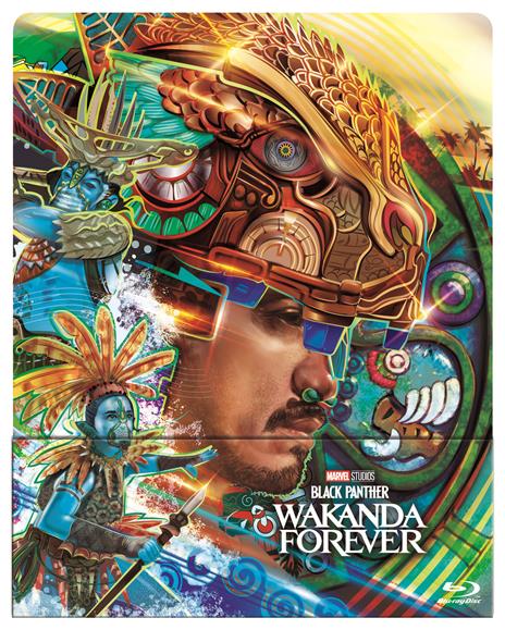Black Panther. Wakanda Forever. Steelbook Talokan (Blu-ray + Blu-ray Ultra HD 4K + poster) di Ryan Coogler - Blu-ray + Blu-ray Ultra HD 4K - 3