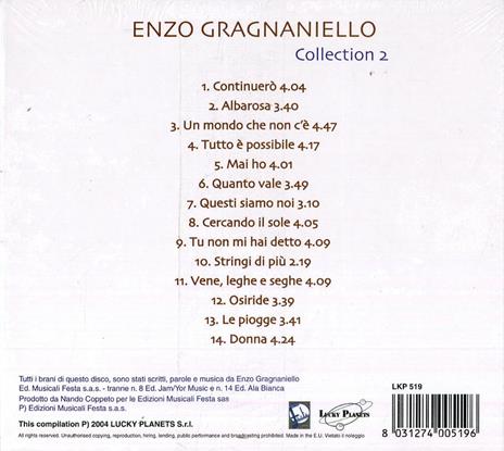 Collection 2 - CD Audio di Enzo Gragnaniello - 2