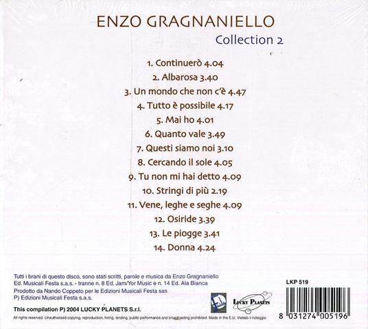 Collection 2 - CD Audio di Enzo Gragnaniello - 2