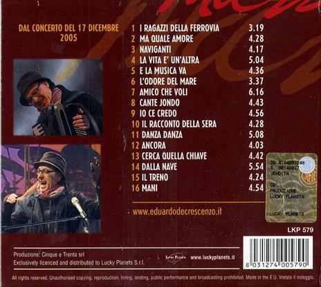 Le mani - CD Audio di Eduardo De Crescenzo - 2