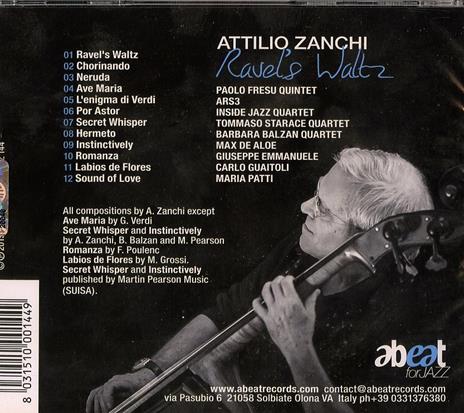 Ravel's Waltz - CD Audio di Attilio Zanchi - 2