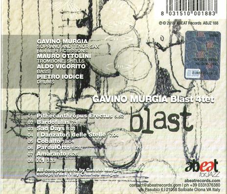 Blast - CD Audio di Gavino Murgia - 2
