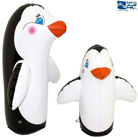 Pinguino Gonfiabile Sempre In Piedi Mamma 60 Cm H Gioco Mare Bambini