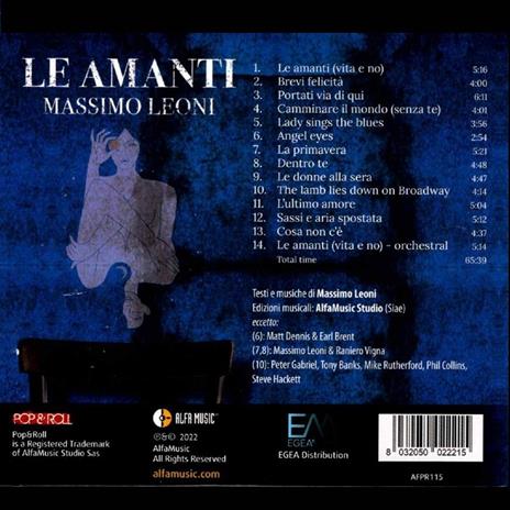 Le amanti - CD Audio di Massimo Leoni - 2