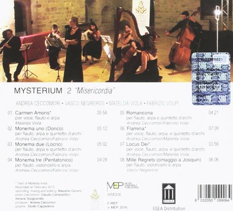 Mysterium 2. Misericordia - CD Audio di Andrea Ceccomori - 2