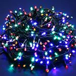 Catena Luminosa 750 Luci LED Lucciole Multicolore Controller 8 Funzioni Esterno