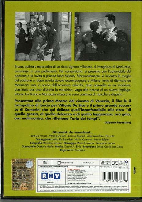 Gli uomini, che mascalzoni! di Mario Camerini - DVD - 2