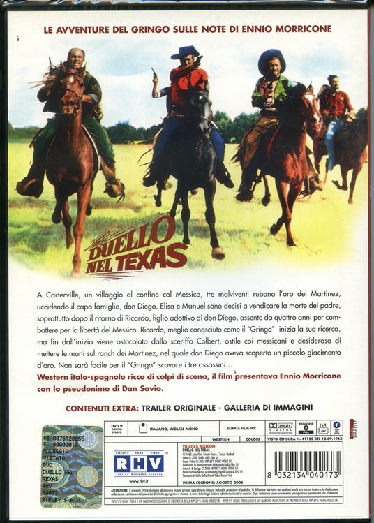 Duello nel Texas di Ricardo Blasco - DVD - 2