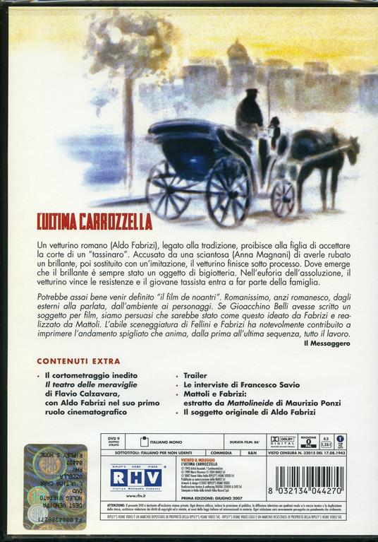 L' ultima carrozzella di Mario Mattoli - DVD - 2