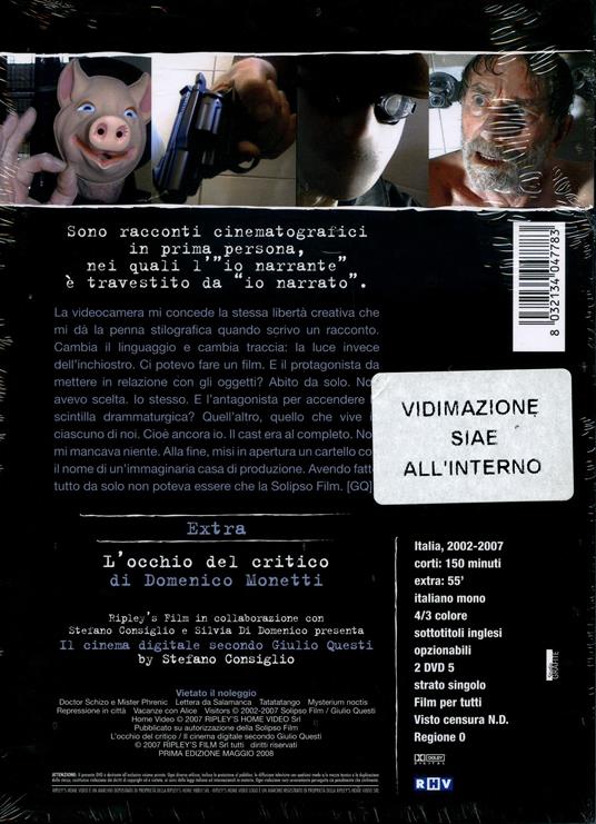by Giulio Questi. Il cinema digitale secondo Giulio Questi (2 DVD) di Giulio Questi - DVD - 2