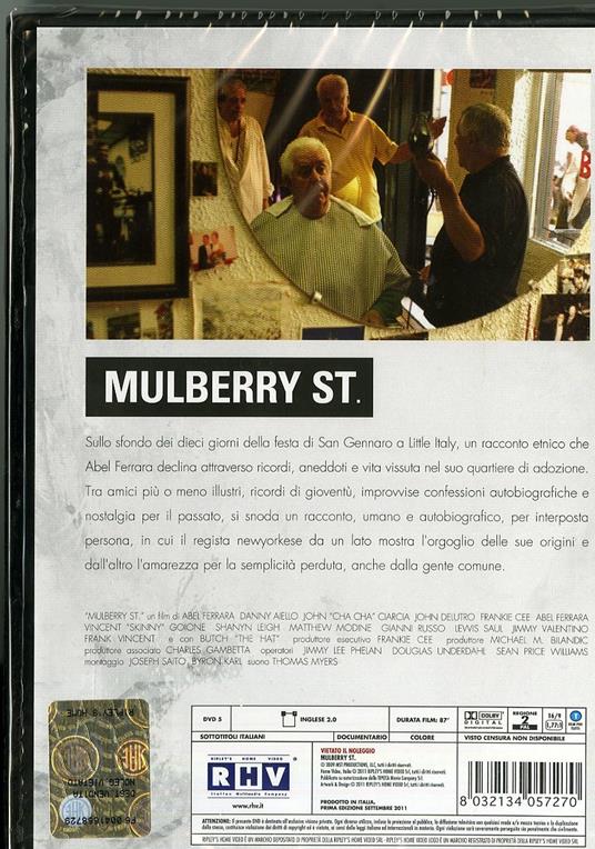 Mulberry St. di Abel Ferrara - DVD - 2