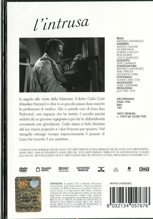 L' intrusa di Raffaello Matarazzo - DVD - 2