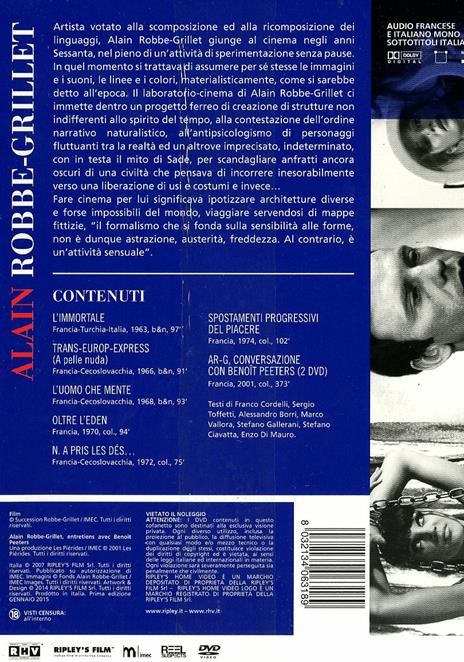 Alain Robbe-Grillet (8 DVD) di Alain Robbe-Grillet - 2