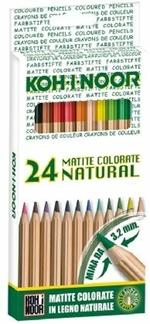 Matite colorate Koh-I-Noor Natural Astuccio da 24