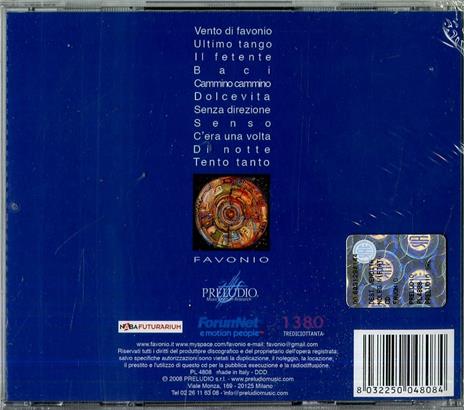 Favonio - CD Audio di Favonio - 2