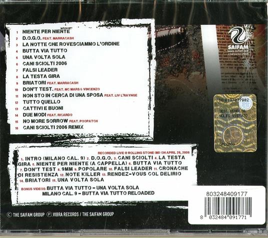Penna capitale - CD Audio + DVD di Club Dogo - 2
