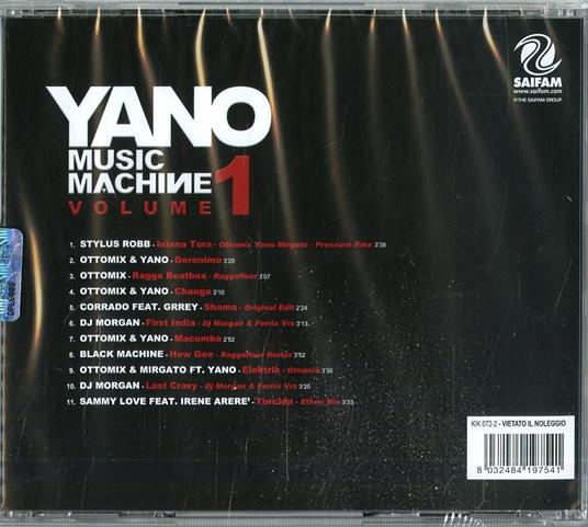 Music Machine 1 - CD Audio di Yano - 2